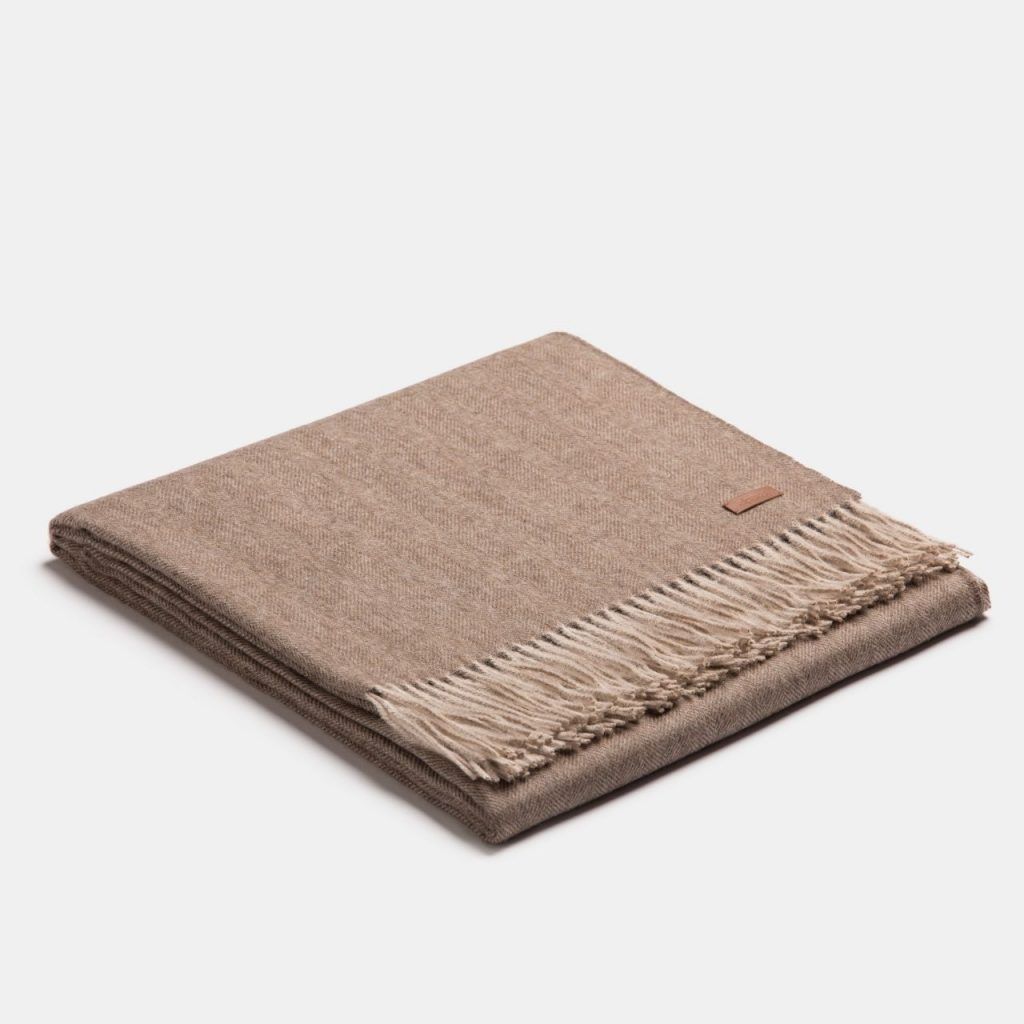 Plaid Exclusive Fishbone brown/beige