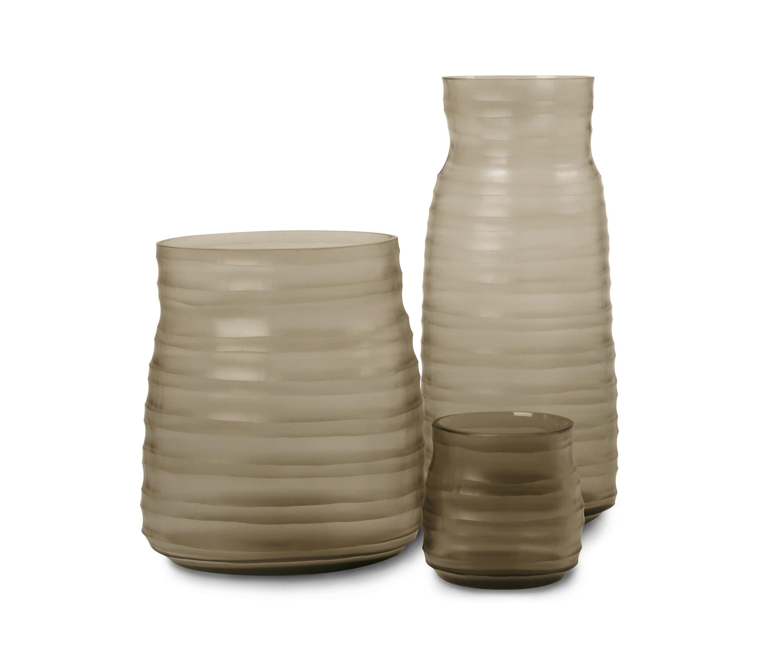 Vase Mathura gris