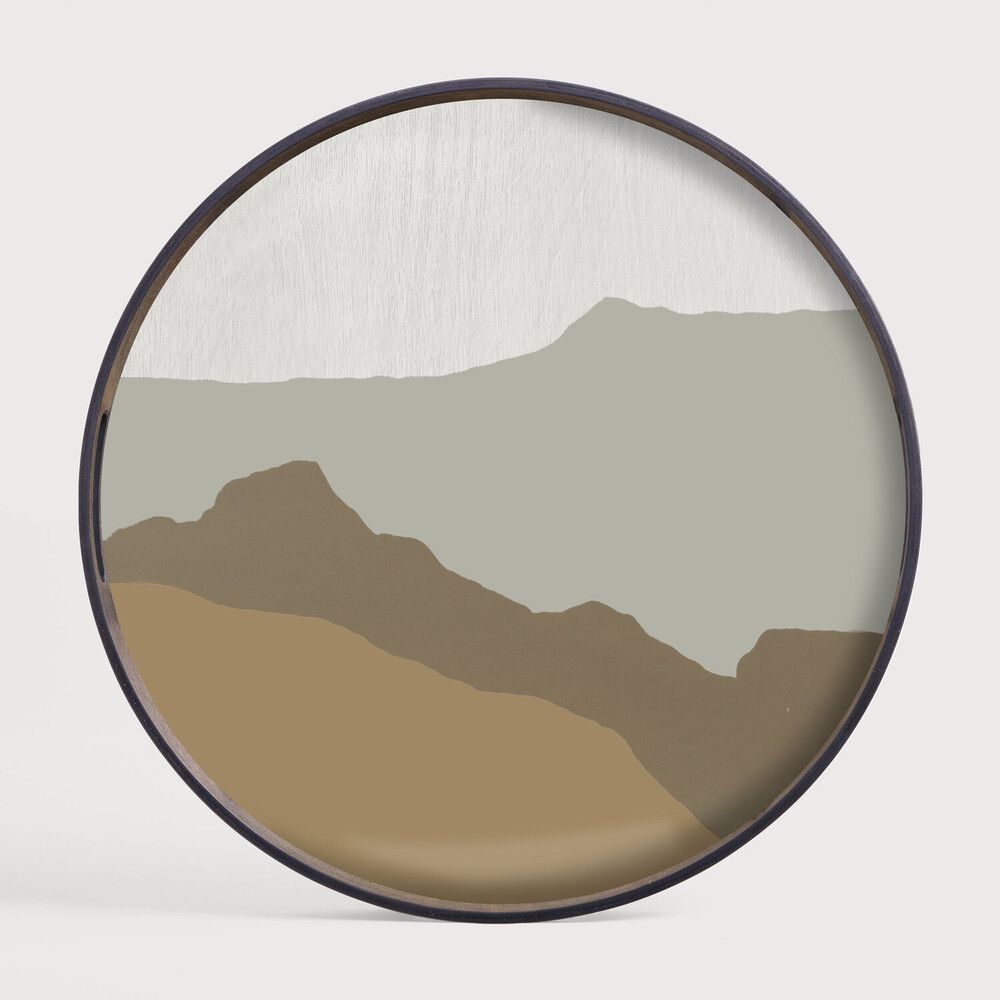 Plateau en verre Wabi Sabi - S