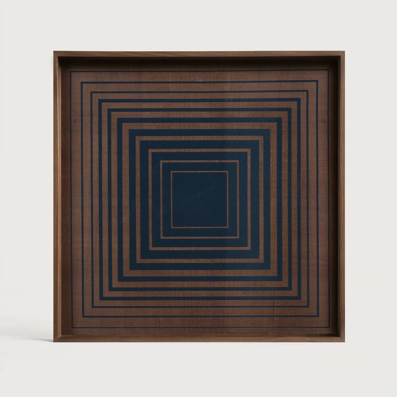 Plateau en verre Squares
