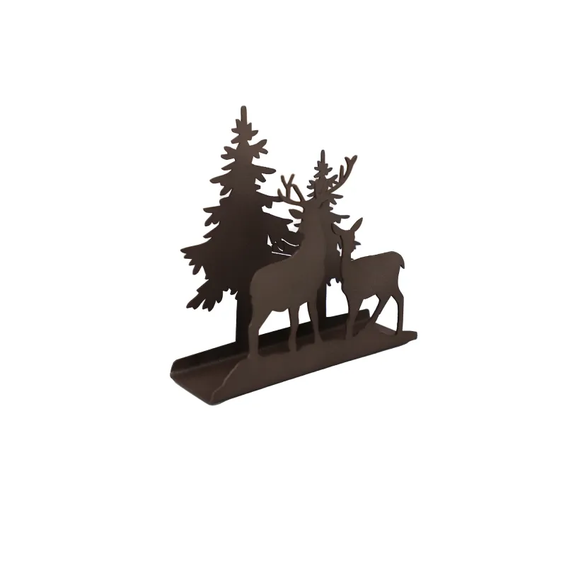 Porte Serviette avec Couple de Cerfs Porte Serviette avec Couple de Cerfs