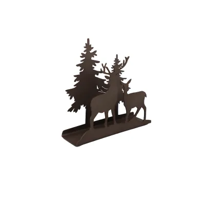 Porte Serviette avec Couple de Cerfs Porte Serviette avec Couple de Cerfs