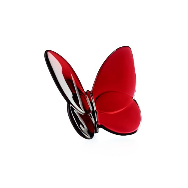 Papillon porte-bonheur rouge