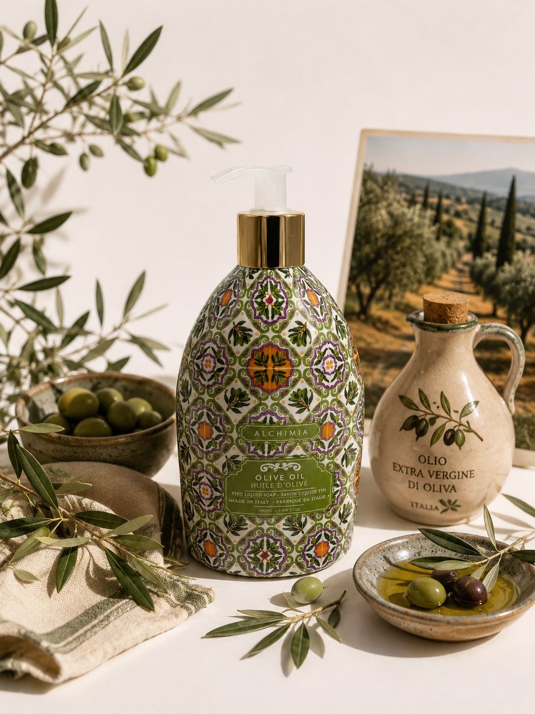 Savon liquide Italian Fruits 500 ml Savon liquide Italian Fruits 500 ml, Fragrances: Huile d'Olive