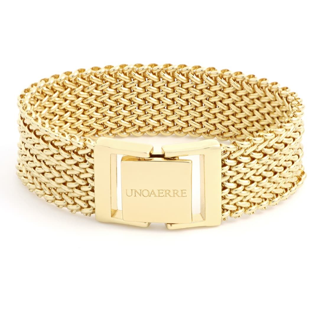 Gold-plated bronze bracelet
