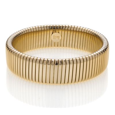 gold Tubogas mesh bracelet gold Tubogas mesh bracelet