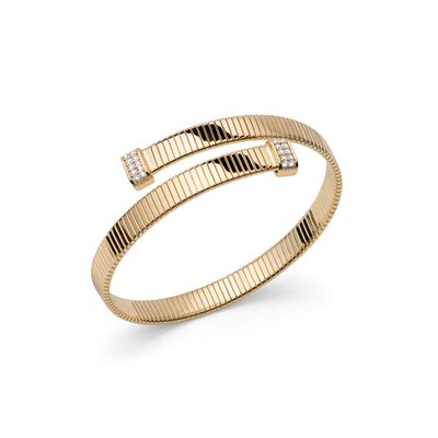 Tubogas bracelet with cubic zirconia Tubogas bracelet with cubic zirconia