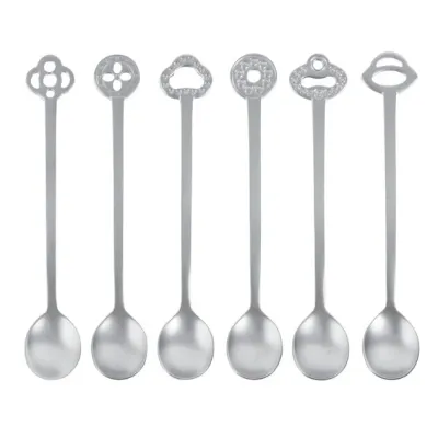 Set 6 Teaspoons Party Oriental - Antique Silver Set 6 Teaspoons Party Oriental - Antique Silver