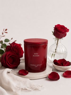 Candle Red Roses Candle Red Roses