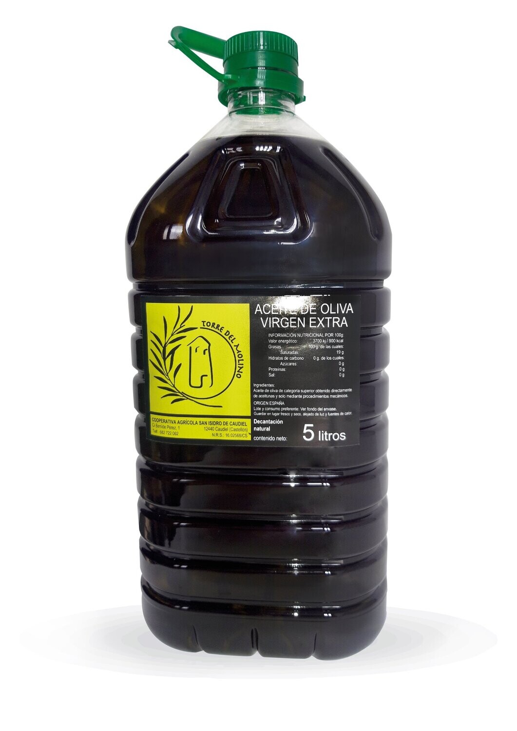 Garrafa de Aceite de Oliva Virgen Extra 5 litros