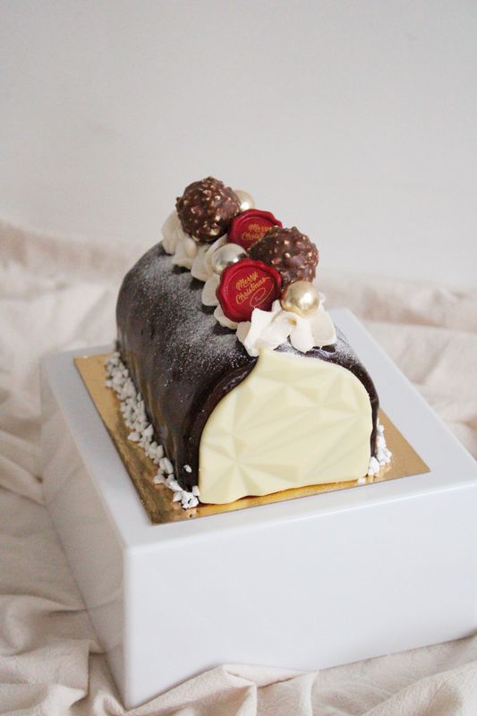 Buche chocolade-praliné