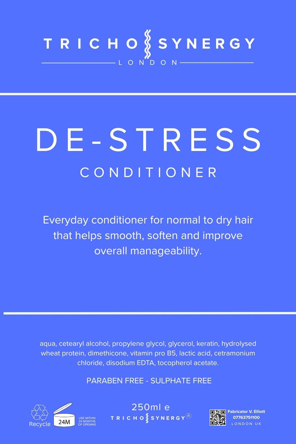 De-sTress Conditioner De-sTress Conditioner