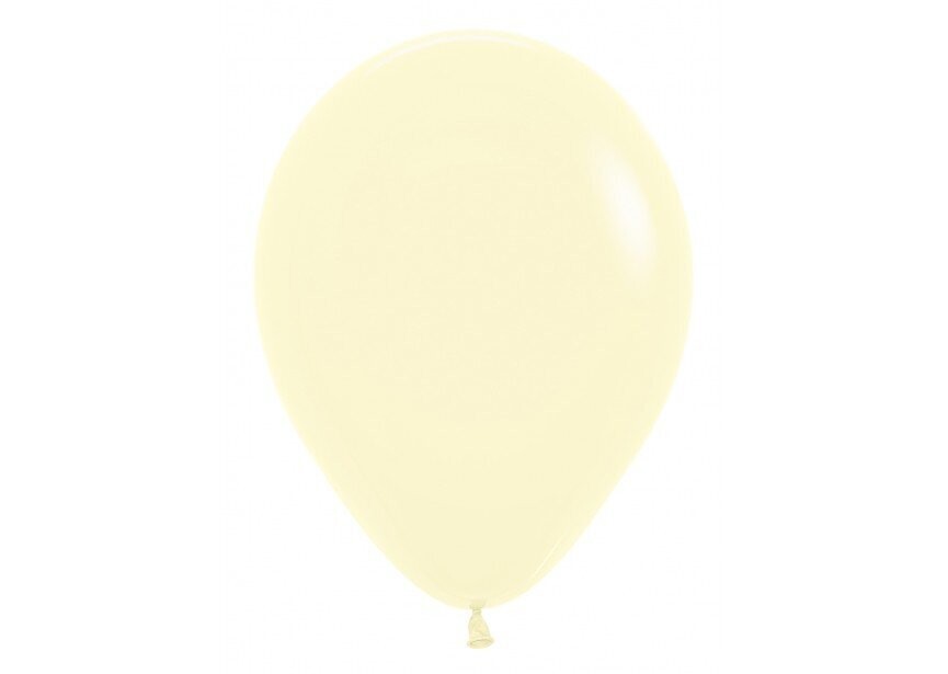 12 INCH - PASTEL YELLOW