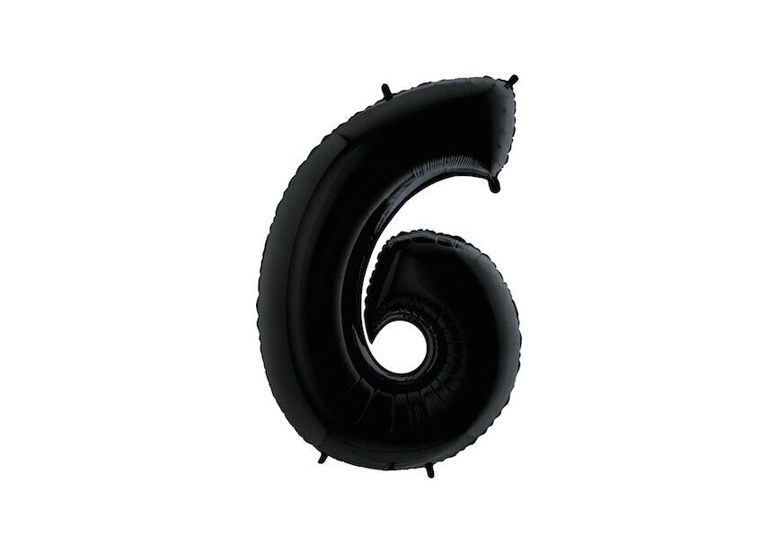 CIJFER 6 / ZWART