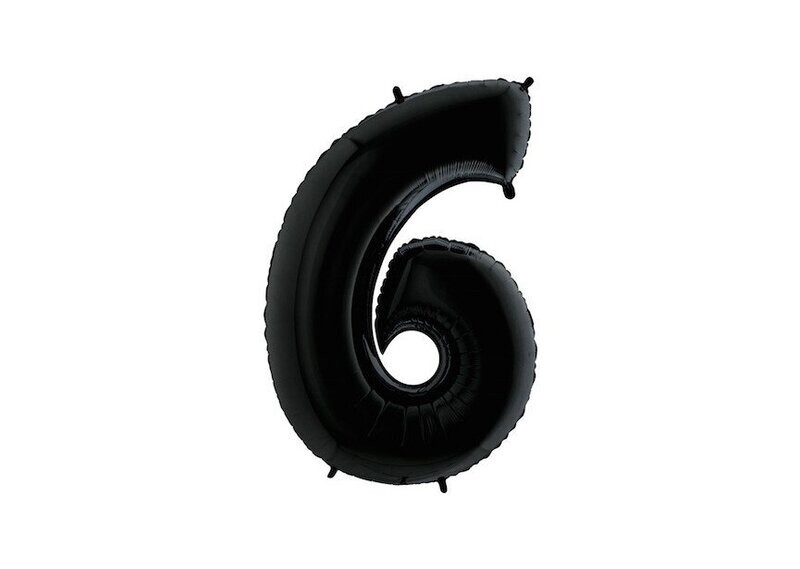 CIJFER 6 / ZWART