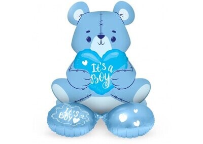 ITS A BOY - SITTING BEAR