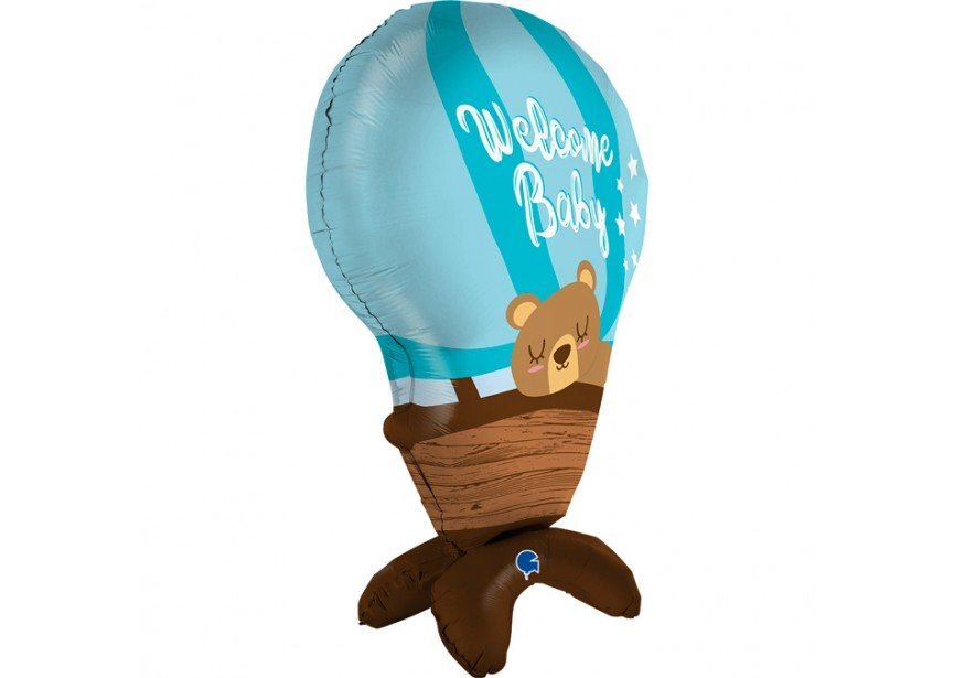 HOT AIR BALLOON - BLUE