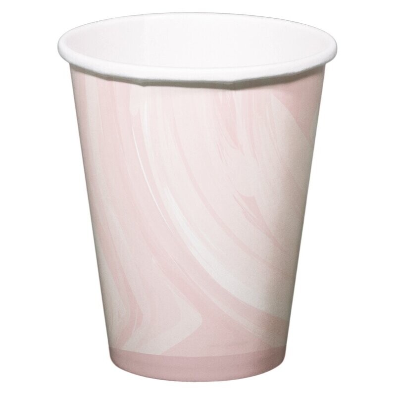 BEKER - MARMER ROZE