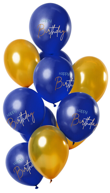 TRUE BLUE - HAPPY BIRTHDAY BALLONNEN