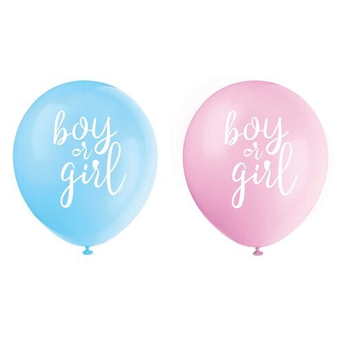 BEDRUKTE BALLON - GENDER REVEAL