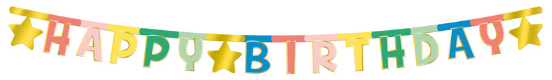 LETTERSLINGER - HAPPY BIRTHDAY RETRO