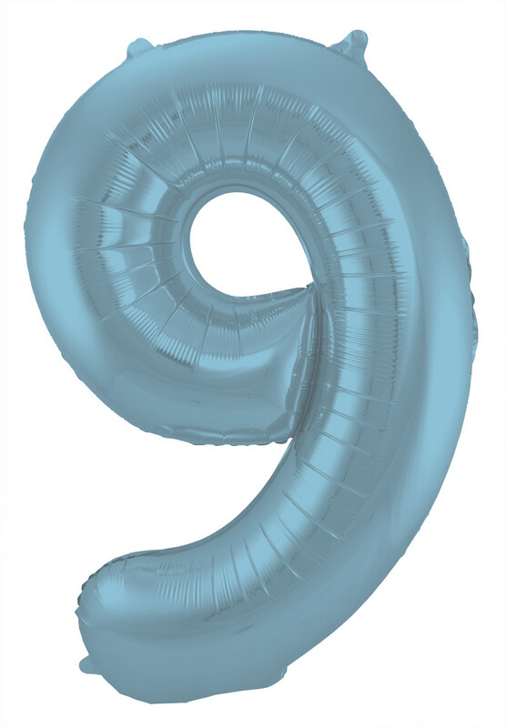 CIJFER 9 / PASTEL BLAUW
