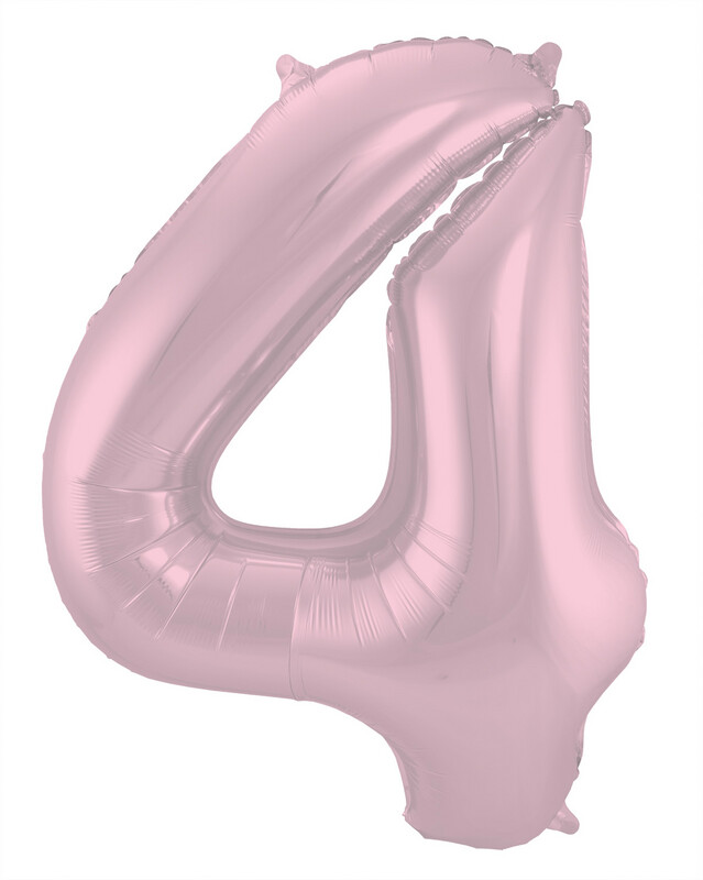 CIJFER 4 / PASTEL ROZE