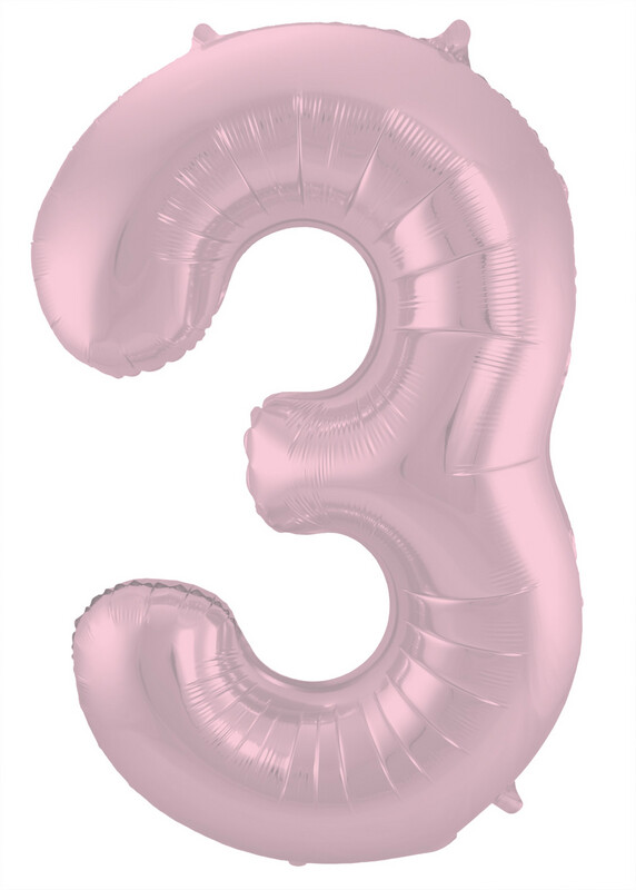 CIJFER 3 / PASTEL ROZE