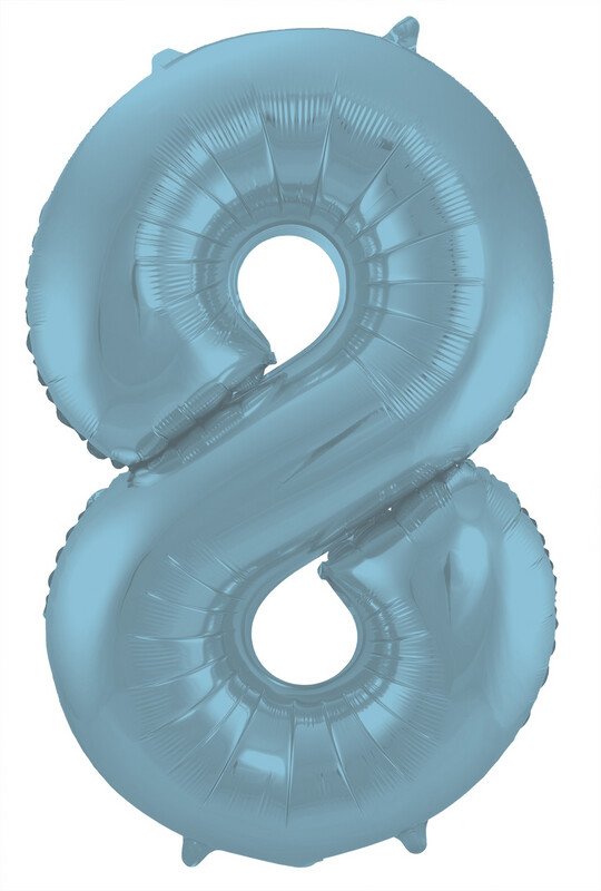 CIJFER 8 / PASTEL BLAUW