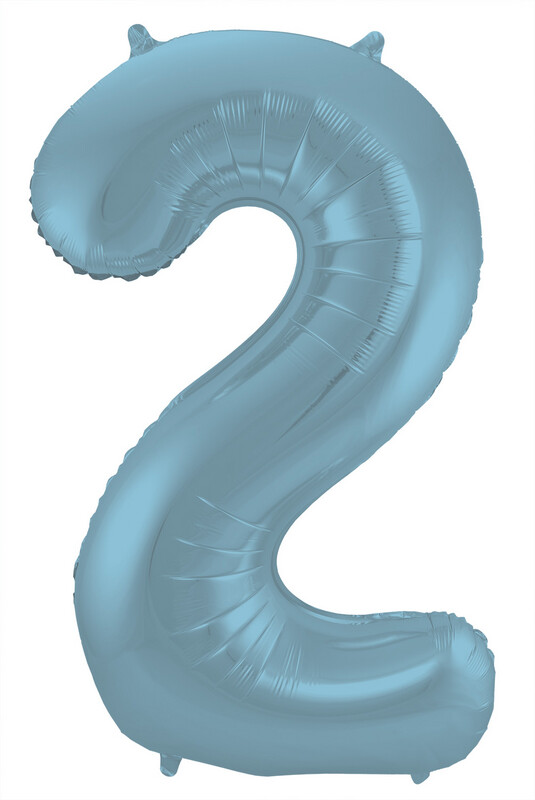 CIJFER 2 / PASTEL BLAUW
