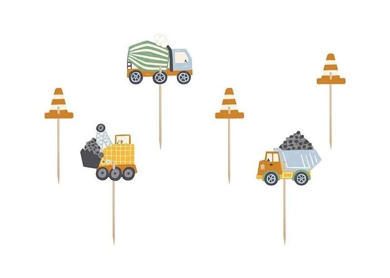 CONSTRUCTION PARTY - CAKE TOPPER
