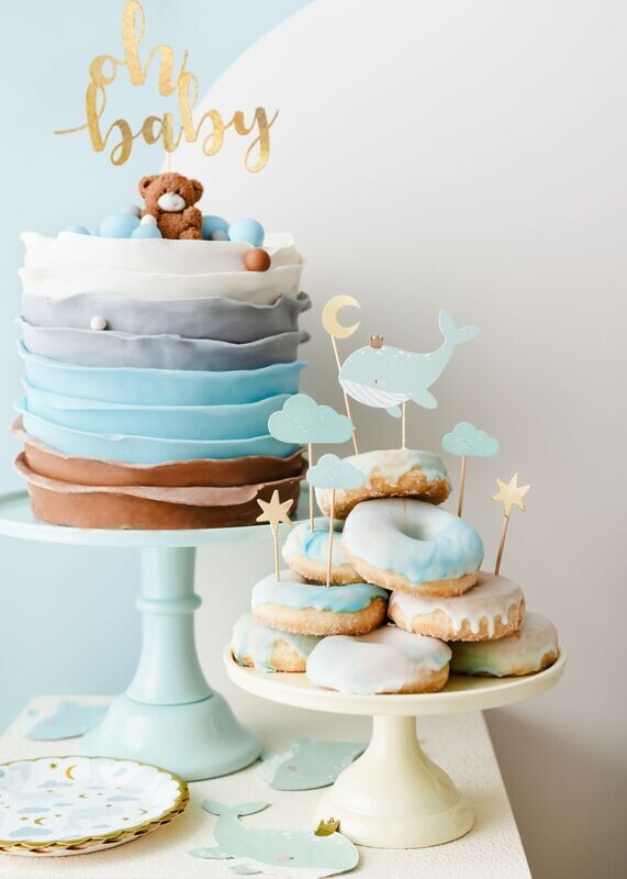 CUPCAKE TOPPER / WHALE