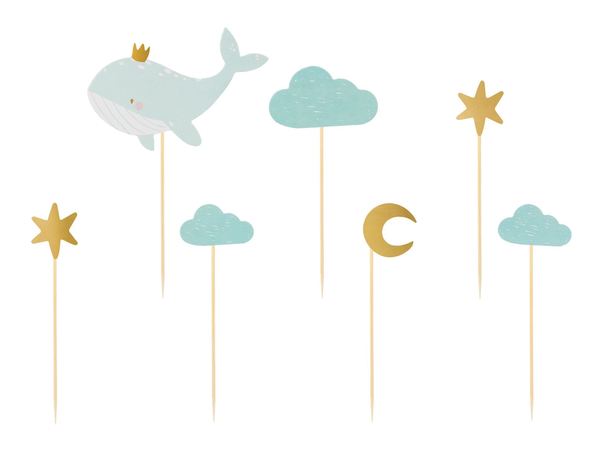 CUPCAKE TOPPER / WHALE