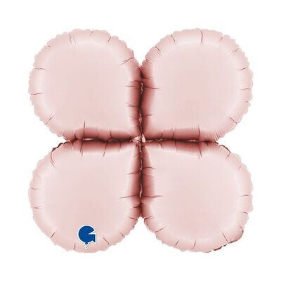 BASE / Satin Pastel PINK ROUND M BASE / Satin Pastel PINK ROUND M