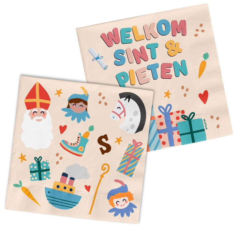 Welkom Sint & Piet / Servet