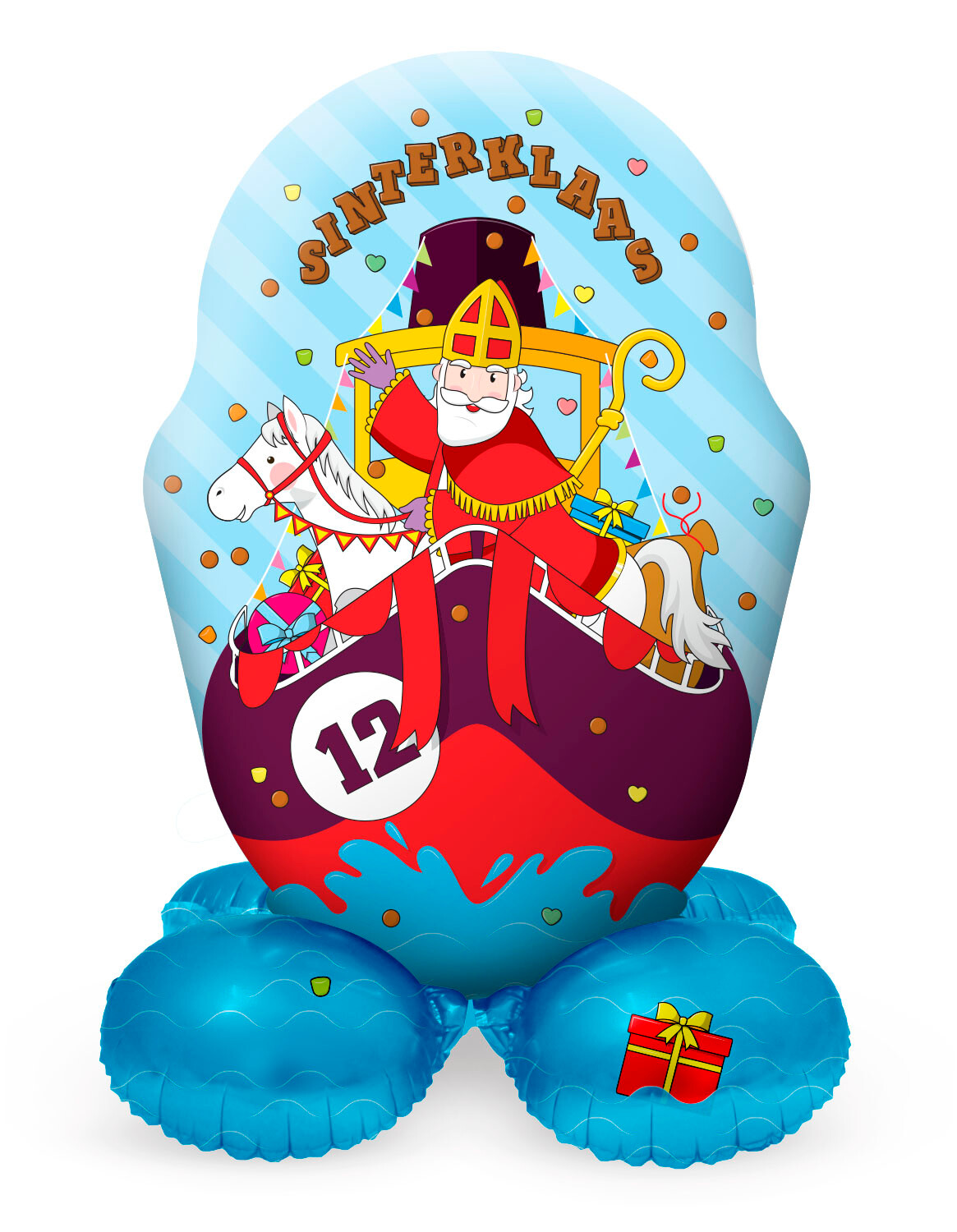 Welkom Sint en Piet / Airfill ballon