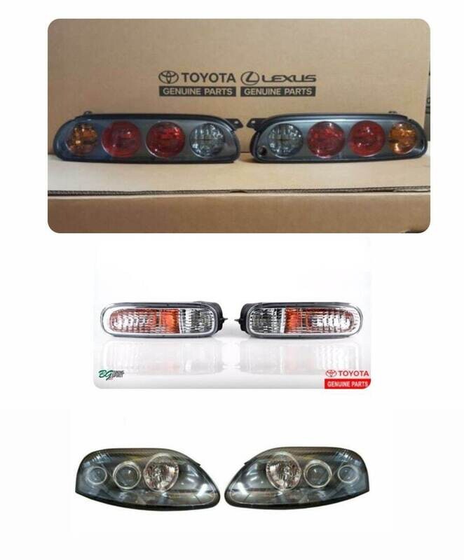 Toyota supra mk4 1998 both front and back lights