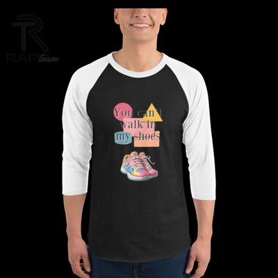 The Rap Team 3/4 sleeve raglan shirt