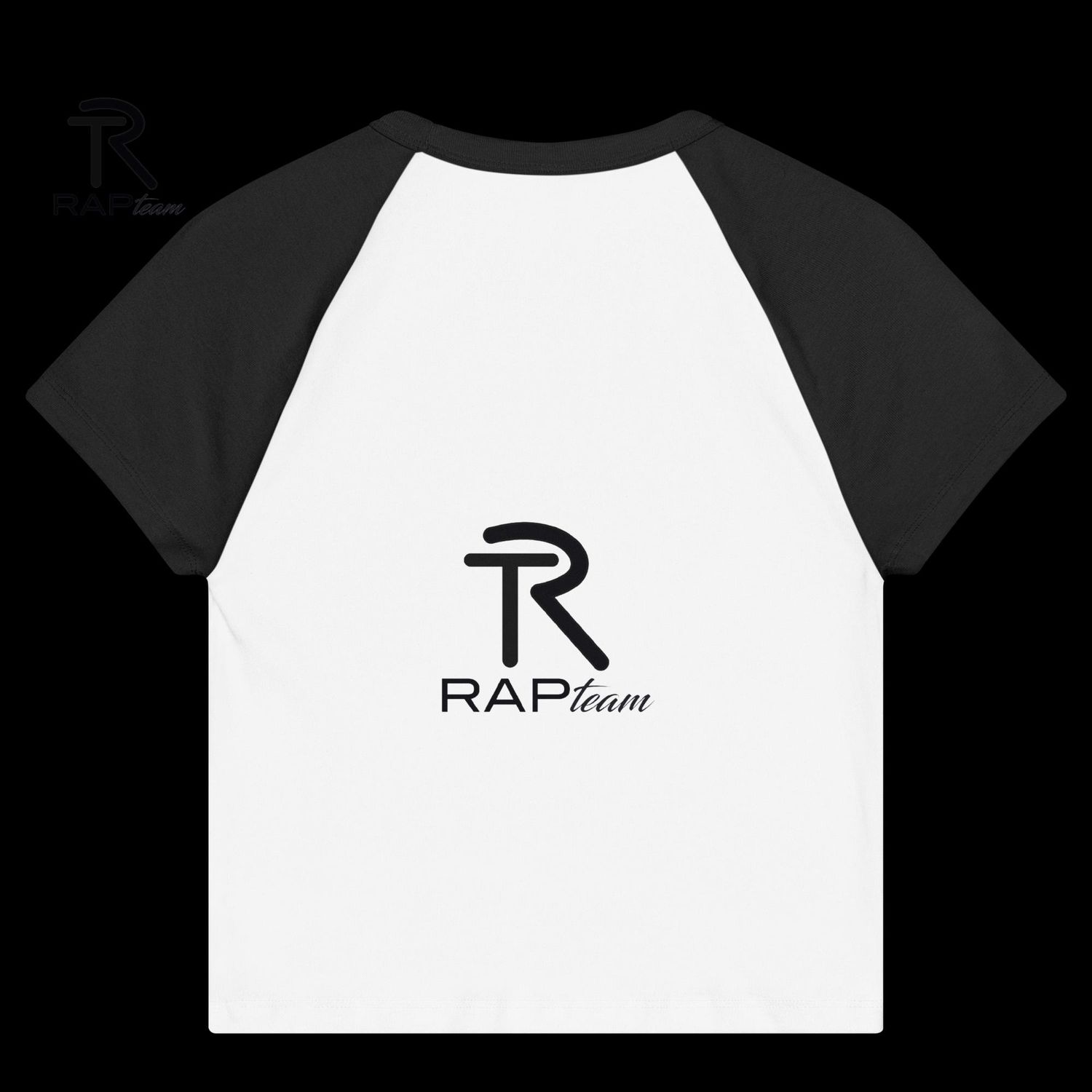 The Rap Team Women’s micro rib raglan baby tee