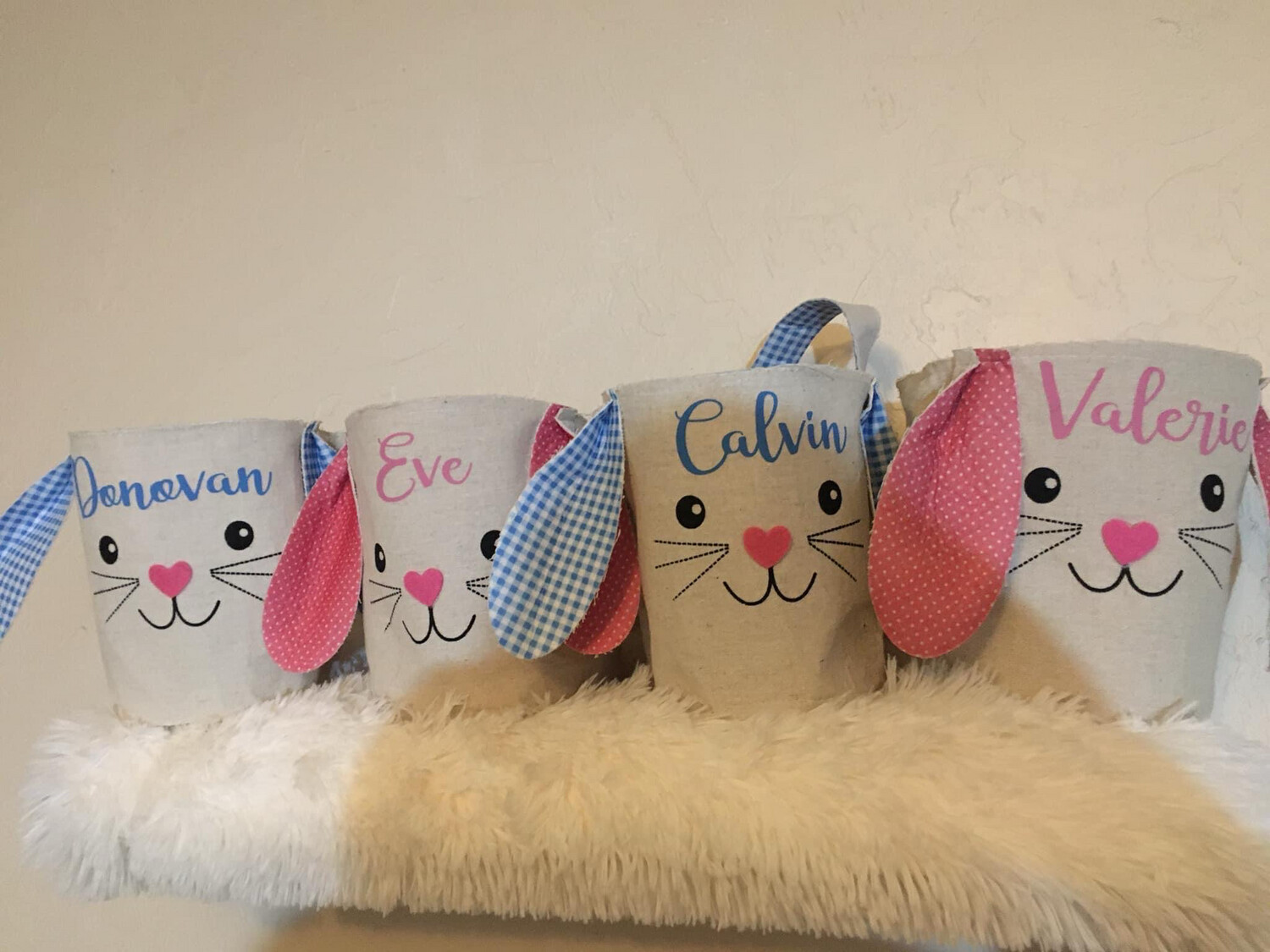 Personalized Easter Baskets PINK