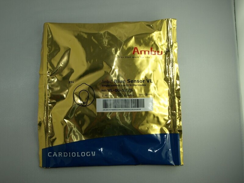 Klebeelektroden Ambu Blue VL-00-S (25 Stück) Klebeelektroden Ambu Blue VL-00-S (25 Stück)