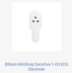 Bittium MiniSnap Sensitive 1-CH Multipack (25 pcs.) + 1 Adapter 9404763