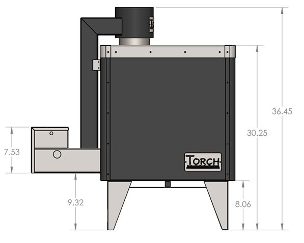 TS-65F Gas Sauna Heater / Stove