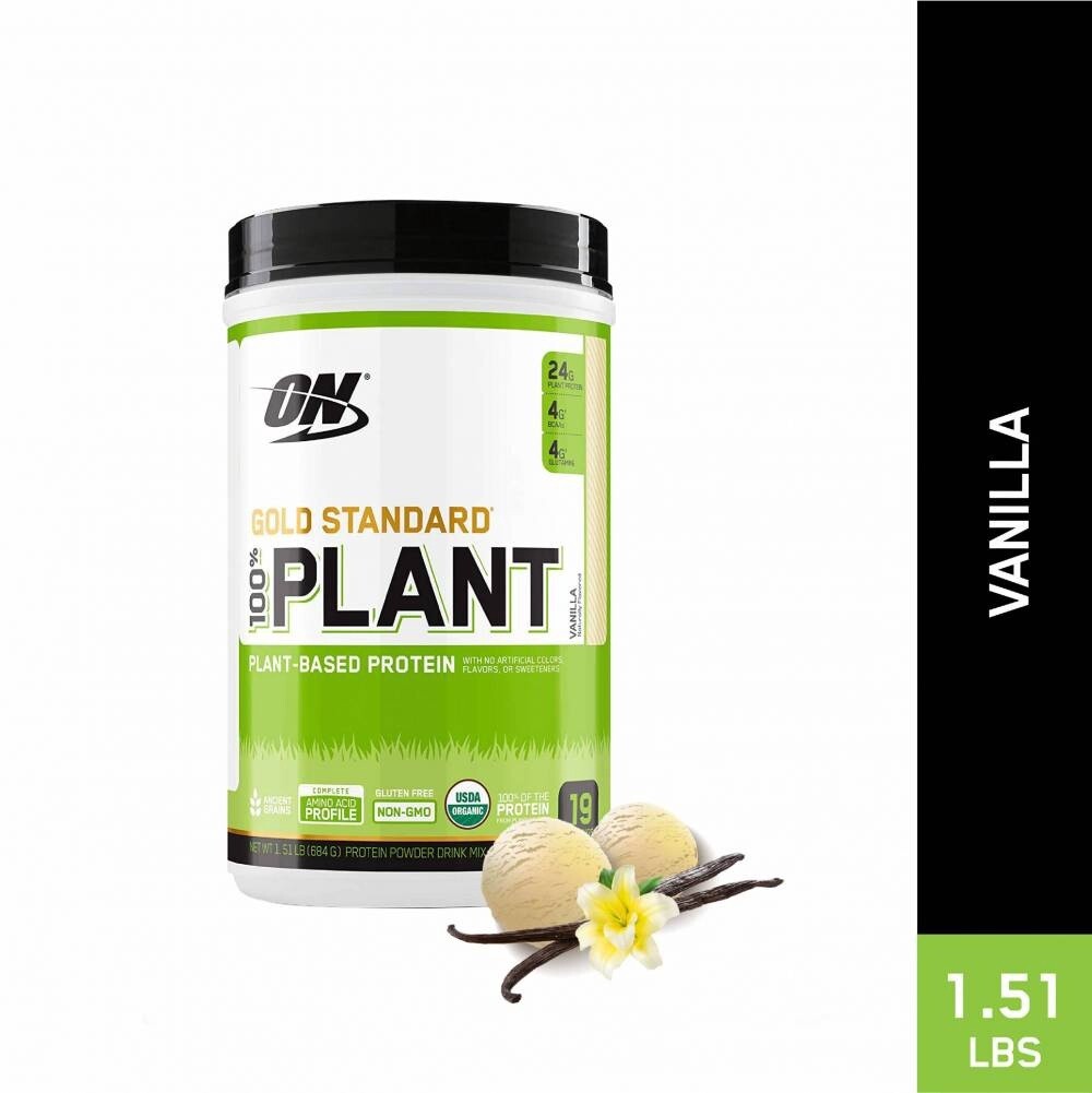 Optimum Nutrition Gold Standard 100% Plant Based Protein Powder - 19 Servings