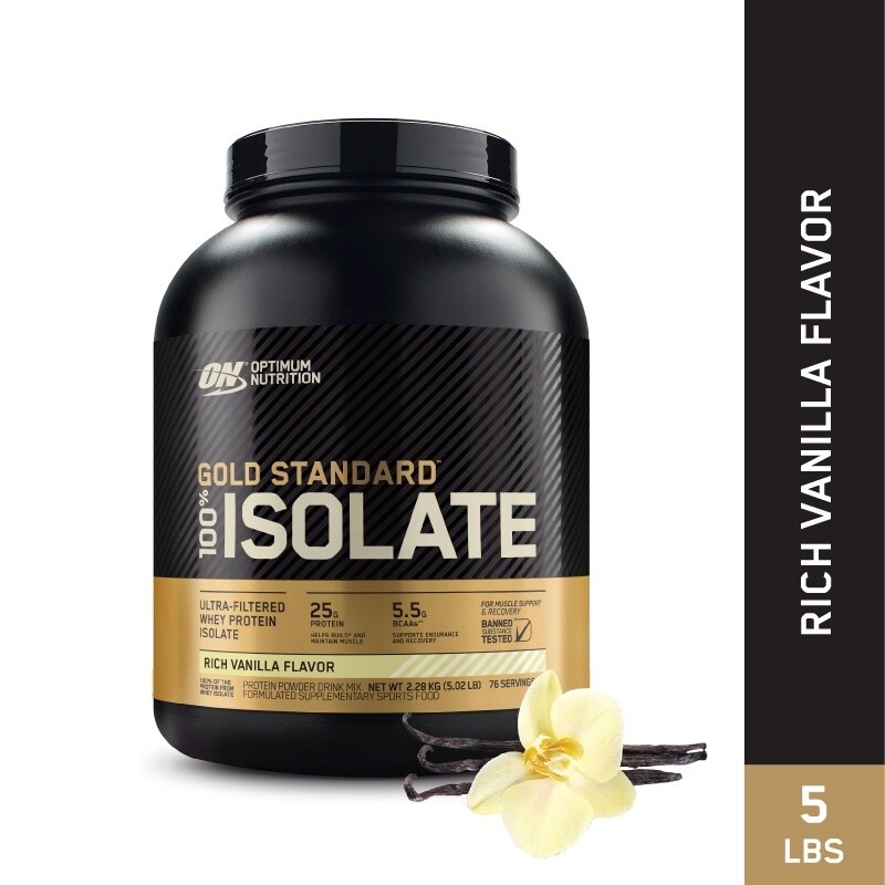 Optimum Nutrition Gold Standard 100% Isolate 5lbs