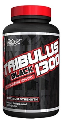 Nutrex Research Tribulus Black 1300,Testosterone Support 120 Capsules