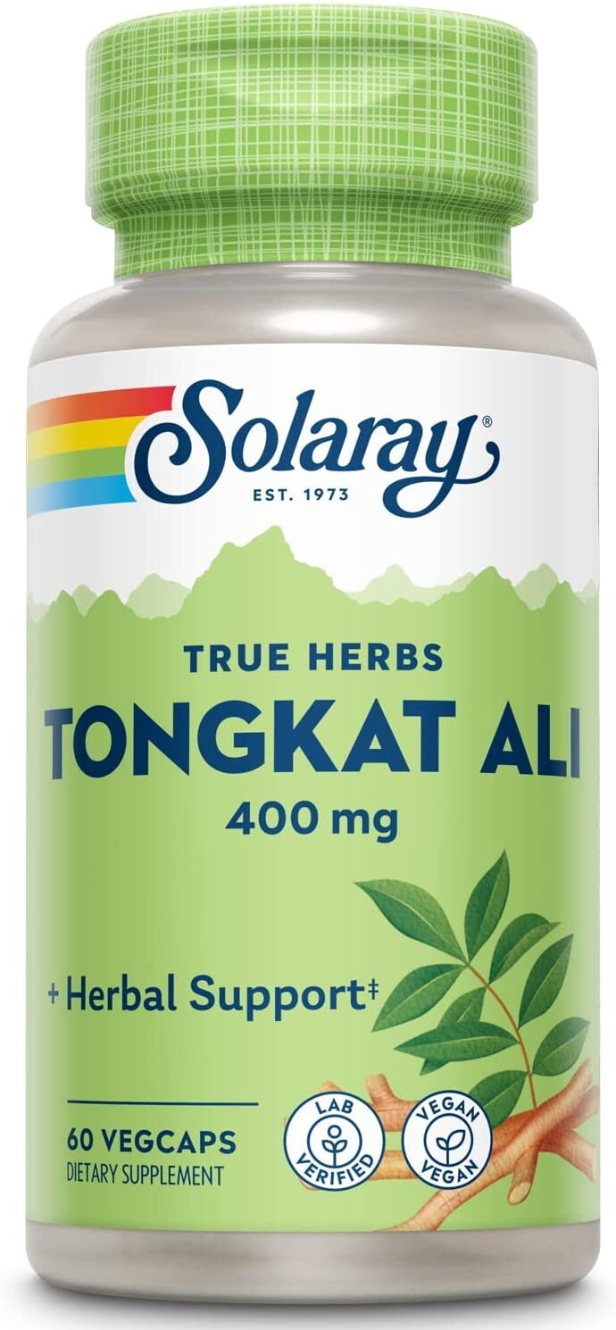 Solaray Tongkat Ali 400mg.  - 60vegcaps