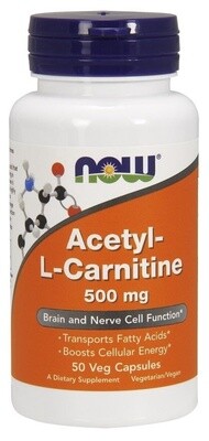 Now Acetyl L-Carnitine 500mg