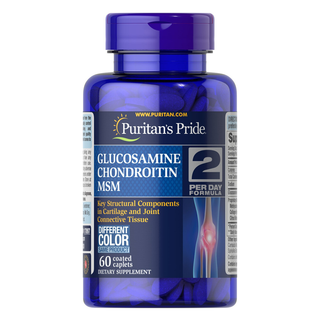Puritan's Pride Glucosamine Chondroitin MSM 60coated caplets