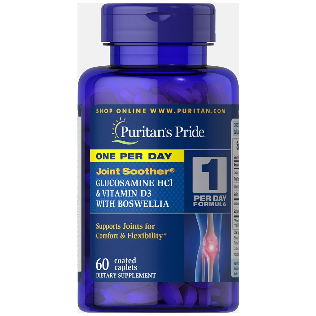 Puritan&#39;s Pride Glucosamine &amp; Vitamin D3 with Boswellia 60caplets